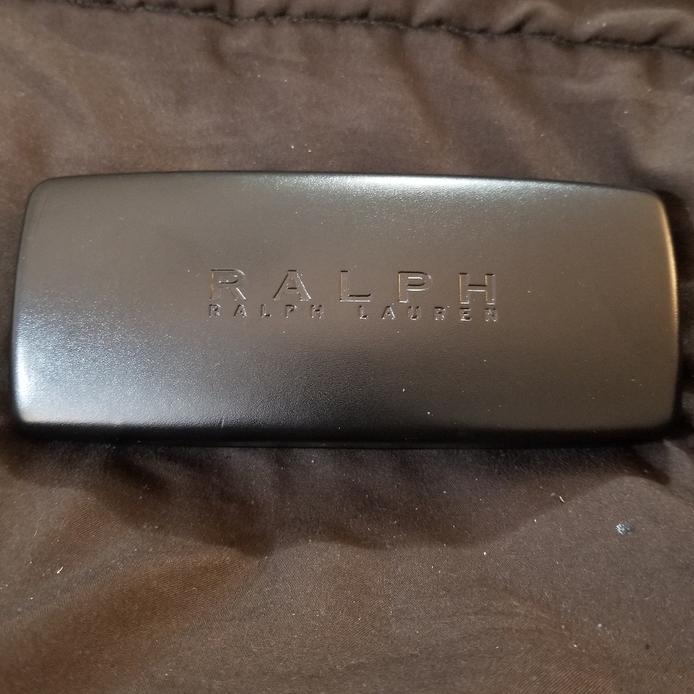 Pre-loved Black Ralph Lauren Eyeglass Case.